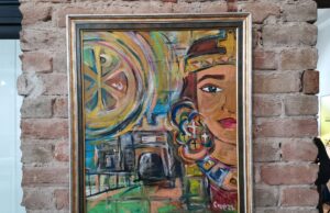 Umetnička slika sa likom carice Jelene na licitaciji LFN