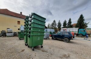 Opština Merošina dobila je 13 novih plastičnih kontejnera.
