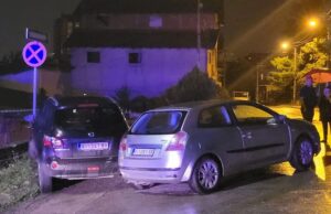 Saobraćajna nezgoda na uglu Starca Vujadina i Kovanlučke ulice