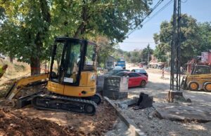 Počeli radovi na izmeštanju strujnih kablova u ulici Vojvode Putnika