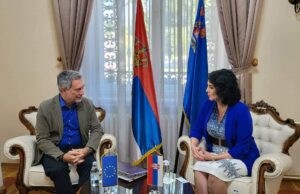 Održan sastanak gradonačelnice Niša sa šefom Odeljenja za saradnju Delegacije Evropske unije u Srbiji