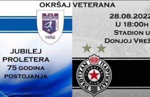 U nedelju utakmica između veterana Partizana i Proletera iz Donje Vrežine