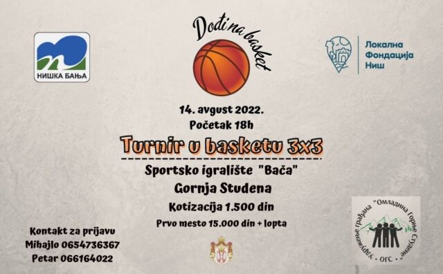 Turnir u basketu 3x3 u Gornjoj Studeni