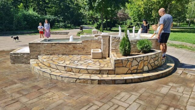 Park Čair rekonstrukcija fontana foto GP018