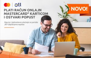 Plaćajte mesečne račune na portalu JKP “Objedinjena naplata” i ostvarite popust