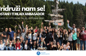 Otvoren konkurs za 11. generaciju Mladih ambasadora Mladi ambasadori