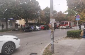 Lančani sudar u Knjaževačkoj ulici