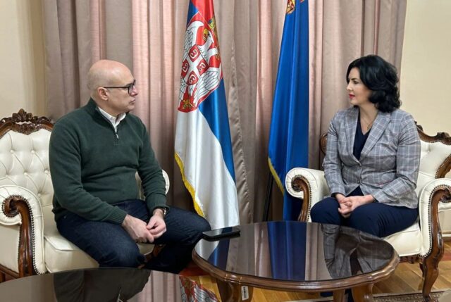 Sastanak Vučićević Sotirovski foto Grad Niš