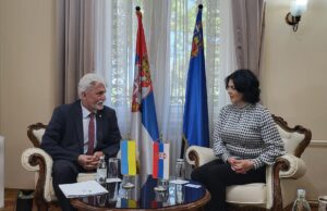 Ambasador Ukrajine Volodomir Tolkač u protokolarnoj poseti Nišu