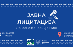 Javna licitacija Lokalne fondacije Niš u Niškoj Banji