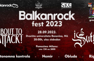 XII Balkanrock fest 2023 po 12. put 28. septembra u dvorištu Univerziteta Banovina
