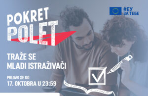 Trag fondacija objavila drugi konkurs za program za mlade istraživače/-ice „Pokret Polet“