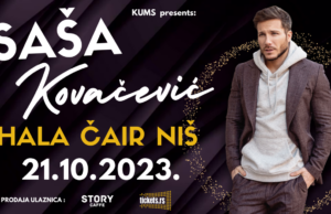 Saša Kovačević nastupa prvi put u Nišu
