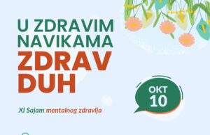 11. Sajam mentalnog zdravlja „U zdravim navikama zdrav duh“ počinje danas u 17 sati u holu Univerziteta