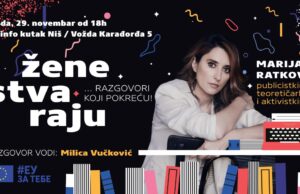 Književni razgovori – Žene stvaraju, razgovori koji pokreću sa Marijom Ratković