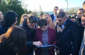 Brnabić došla u Brzi Brod: Za podzemni dalekovod dodatnih 5 miliona evra