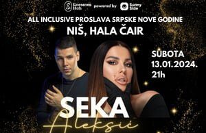 Neograničeno piće i hrana, Seka Aleksić i Petar Mitić za doček Srpske nove godine!