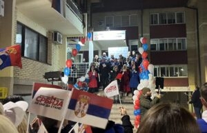 Završni skup naprednjaka sa Panteleja. Podrška listi Srpske Napredne Stranke – Aleksandar Vučić, Srbija ne sme da stane!