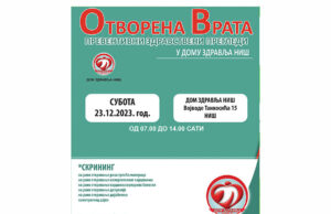 Dom zdravlja sutra organizuje preventivne i skrining preglede