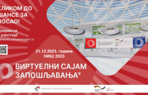 Specijalizovani virtuelni sajam zapošljavanja u Nišu