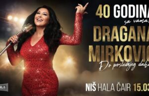 Dragana Mirković se odrekla zarade na turneji – Lično ću davati po milion dinara