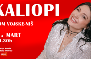 Kaliopi 9. marta u sali Doma Vojske donosi ,, Kofer ljubavi“