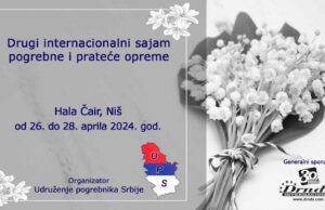 Drugi sajam pogrebne i prateće opreme u Nišu od 26. do 28. aprila u Hali Čair