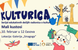 Serijal edukativnih dečijih radionica o kulturi “KULTURICA” mali kustosi