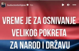Predsednik Vučić najavio osnivanje POKRETA ZA NAROD I DRŽAVU