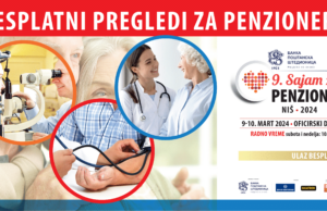 Besplatni zdravstveni pregledi i prezentacije za penzionere 9. i 10. marta u Oficirskom domu