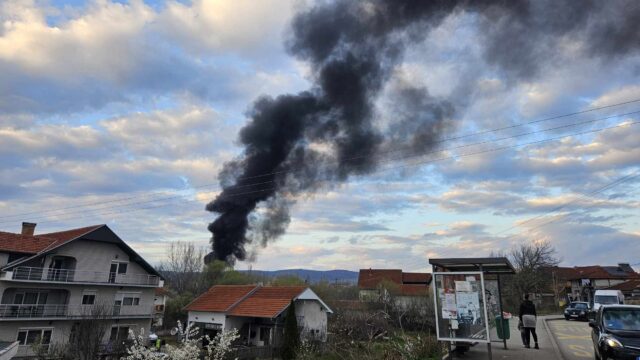 Požar u naselju Branko Bjegović