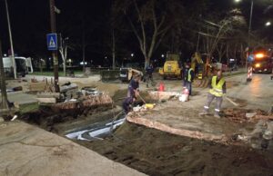 Gradska Toplana Niš – radovi ispred opštine Medijana Radovi Gradska Toplana Niš foto Gradska Toplana Niš