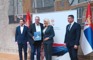 Opština Merošina: Novi vrtić u Merošini dobija kompletno opremljenu kuhinju Saša Jovanović i Darija Kisić