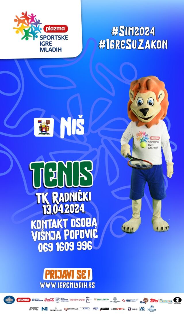 Regionalni Turnir u tenisu Plazma Sportskih igara mladih u Nišu