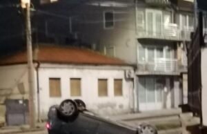 Saobraćajka u Nišu: Automobil se prevrnuo nakon što je vozač izgubio kontrolu