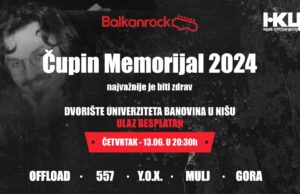 Čupin memorijal imaće humanitarni karakter: 20 godina od smrti basiste Galije Čupin memorijal 2024