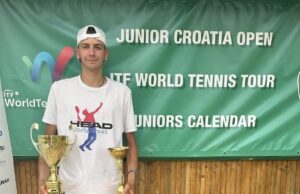 TENISKA AKADEMIJA ŽIVKOVIĆ DOSTOJNO PREDSTAVLJA NIŠ I SRBIJU U SVETU Nikola Jović (TAŽ) sa šampionskim titulama, maj 2024.