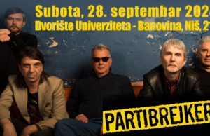 Odložen koncert grupe PARTIBREJKERS u Nišu za 28. septembar! PARTIBREJKERS u Nišu