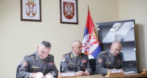 Pukovnik Dragana Antića , General-potpukovnik Milosav Simović i Pukovnik Vladana Milosavljevića