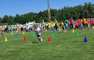 Mališani obojili stadion „Želje“. održane 23. Dečije igrarije 23. Dečije igrarije