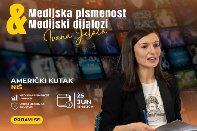 Besplatna radionica o medijskoj pismenosti i dijalozima u Američkom kutku u Nišu