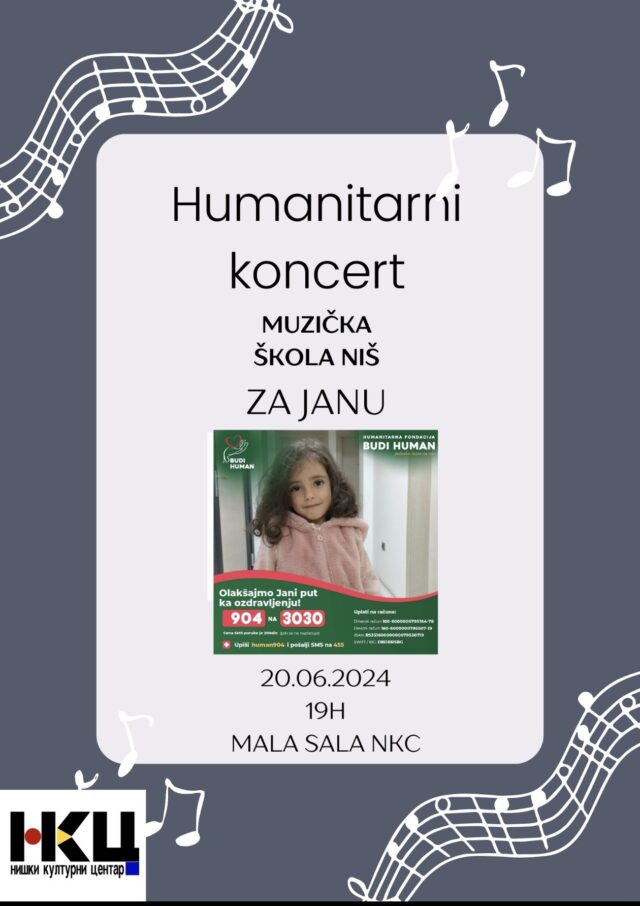 Humanitarni koncert za malu Janu