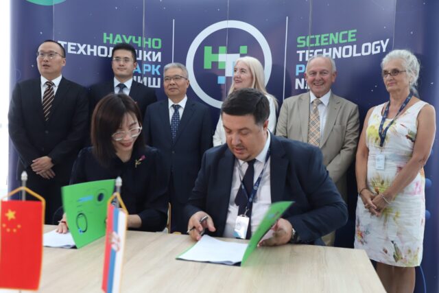 Memorandum o razumevanju Naučno-tehnološki park Niš i Istraživački institut „Čongćing HIT“ (CKRIHIT)