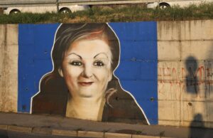 Lelica Kostić, nekadašnja predsednica opštine Crveni Krst, dobila mural Mural Lelica Kostić