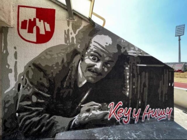 Mural sa likom Dimitrija Pantića Mural sa likom Dimitrija Pantića