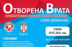 Sutra u Domu zdravlja novi preventivni pregledi, ali i po prvi put razgovor sa direktorom ove ustanove Preventivni pregledi