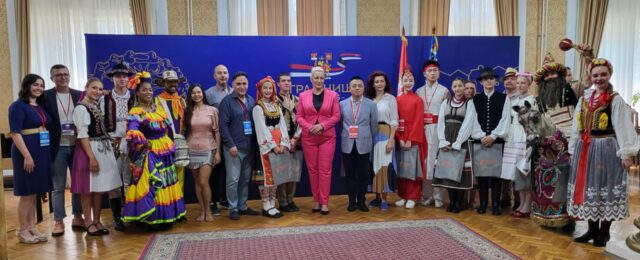 Prijem za učesnike 17. Međunarodnog studentskog festivala folklora