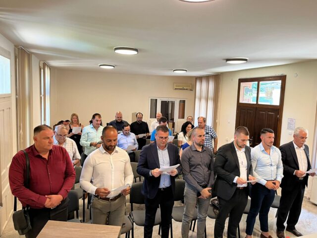 Sednica skupštine Gradske opštine Niška Banja