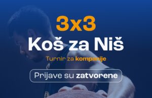 Turnir 3×3 Koš za Niš u subotu 3x3 koš za Niš