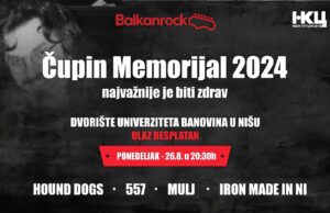 Čupin memorijal imaće humanitarni karakter: 20 godina od smrti basiste Galije Čupin Memorijal 2024